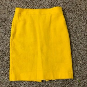 Mustard J. Crew Skirt